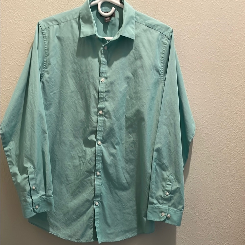 Van Heusen Blue Casual Button Down Shirt